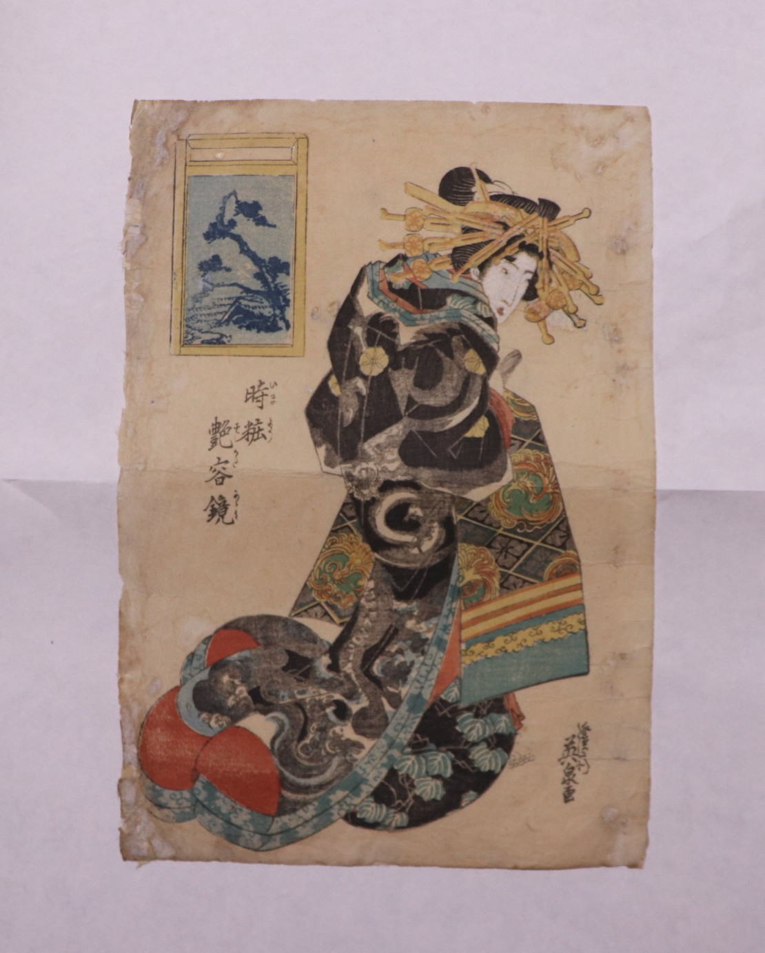 真作 中島達幸 『巴里のリユードビユイン風景』 油彩 F8号 豪華額装